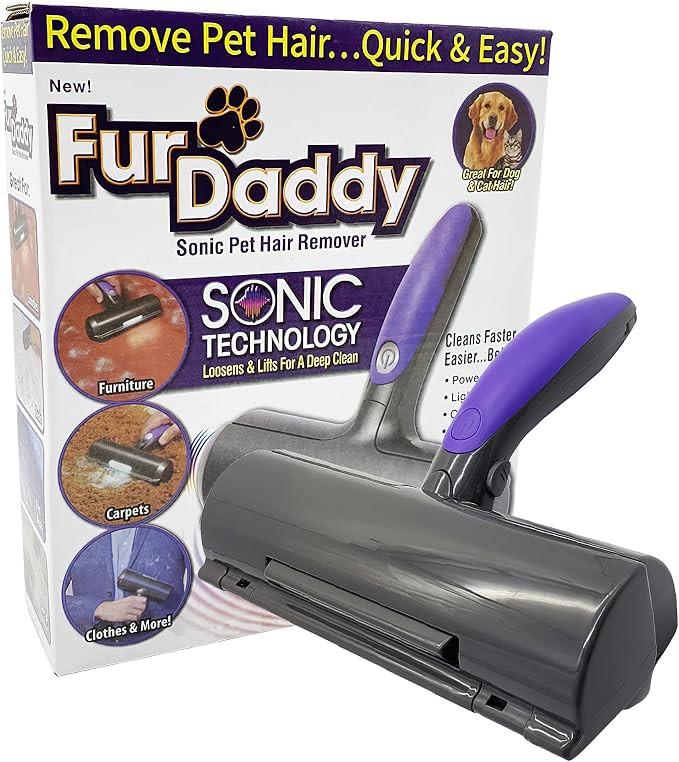 غلتک موبر حیوانات خانگی Sonic Furdaddy مدل NC – موبر سگ، موبر گربه، موبر حیوانات خانگی