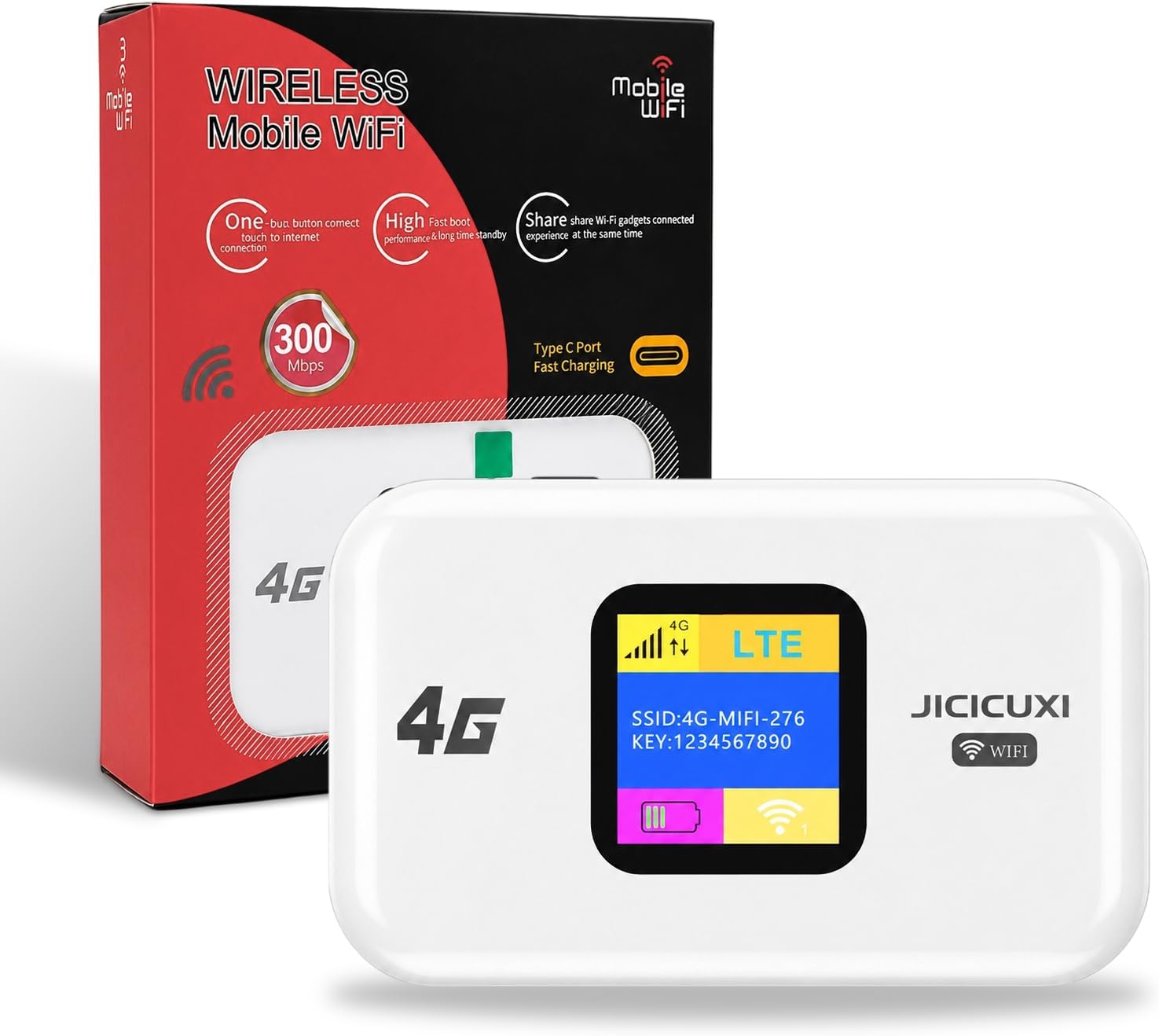مودم همراه G 4 برند  JICICUXIمدل MF880 E LCD