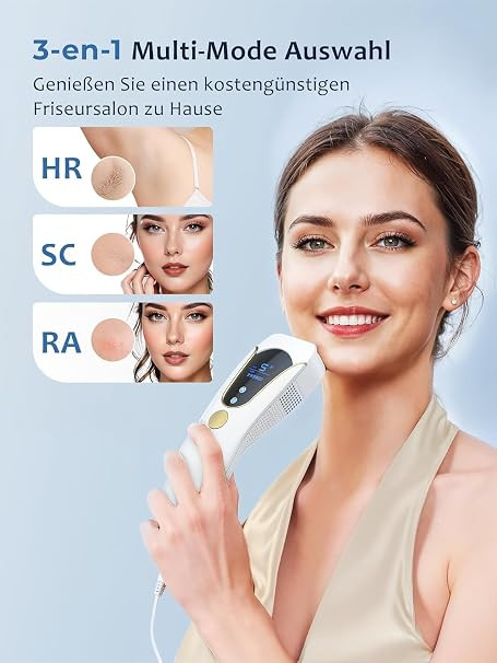 دستگاههای رفع موهای زائد با سیستم خنککننده یخ با 9 سطح انرژی: FZ-100
