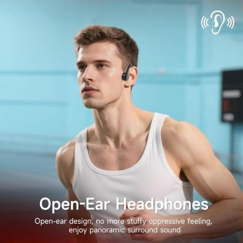هدفون استخوانی ضد آب X27 مدل IFECCO مخصوص شنا – IP68 با بلوتوث 6.0، با 8G MP3 برای دویدن، دوچرخه سواری و ورزش