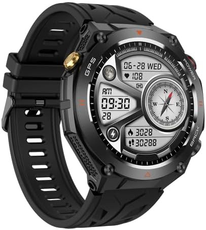 ساعت هوشمند مدل Kc82 دارای Gps ردیاب ضدآب 1atm قطب سنج و فشارهوا سنج بارومتر باتری غول 650 اسپرت ورزشی طبیعت گردی