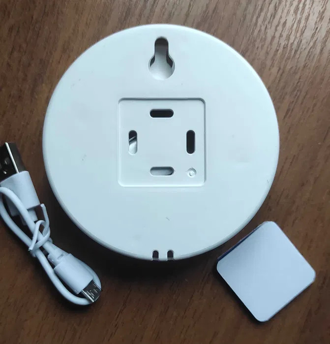 چراغ خواب LED با حسگر حرکت (نور سفید گرم) — قابل شارژ با USB، برای آشپزخانه، کمد، پلهها، بیسیم، سفید